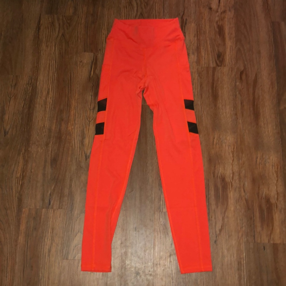 Orange leggings